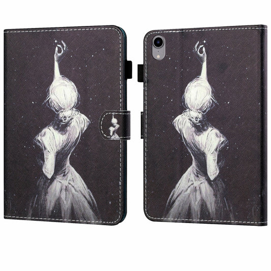 For iPad 2025 / 2022 Coloured Drawing Stitching Smart Leather Tablet Case(Girl) - iPad 2025 / 2022 Cases by buy2fix | Online Shopping UK | buy2fix