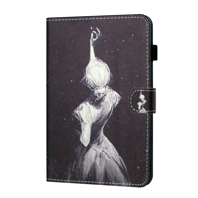 For iPad 2025 / 2022 Coloured Drawing Stitching Smart Leather Tablet Case(Girl) - iPad 2025 / 2022 Cases by buy2fix | Online Shopping UK | buy2fix
