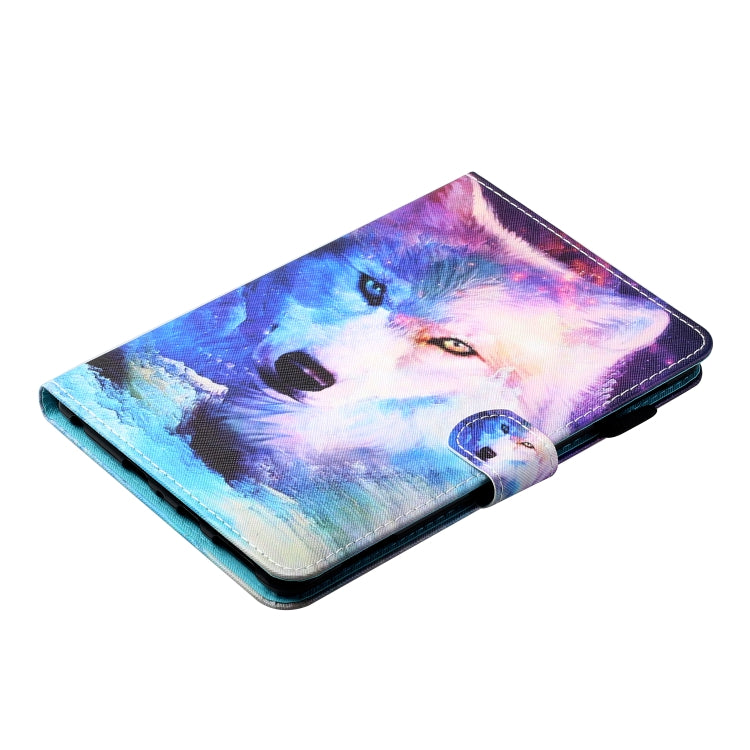 For iPad 2025 / 2022 Coloured Drawing Stitching Smart Leather Tablet Case(Wolf) - iPad 2025 / 2022 Cases by buy2fix | Online Shopping UK | buy2fix