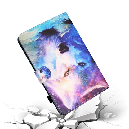 For iPad 2025 / 2022 Coloured Drawing Stitching Smart Leather Tablet Case(Wolf) - iPad 2025 / 2022 Cases by buy2fix | Online Shopping UK | buy2fix
