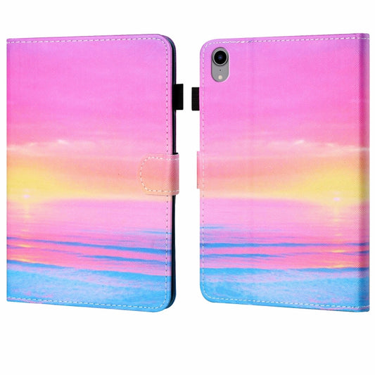 For iPad 2025 / 2022 Coloured Drawing Stitching Smart Leather Tablet Case(Sunset) - iPad 2025 / 2022 Cases by buy2fix | Online Shopping UK | buy2fix