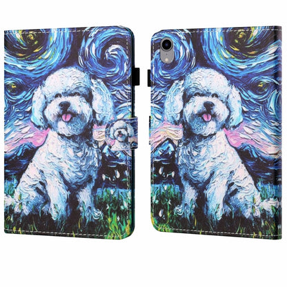 For iPad 2025 / 2022 Coloured Drawing Stitching Smart Leather Tablet Case(Dog) - iPad 2025 / 2022 Cases by buy2fix | Online Shopping UK | buy2fix