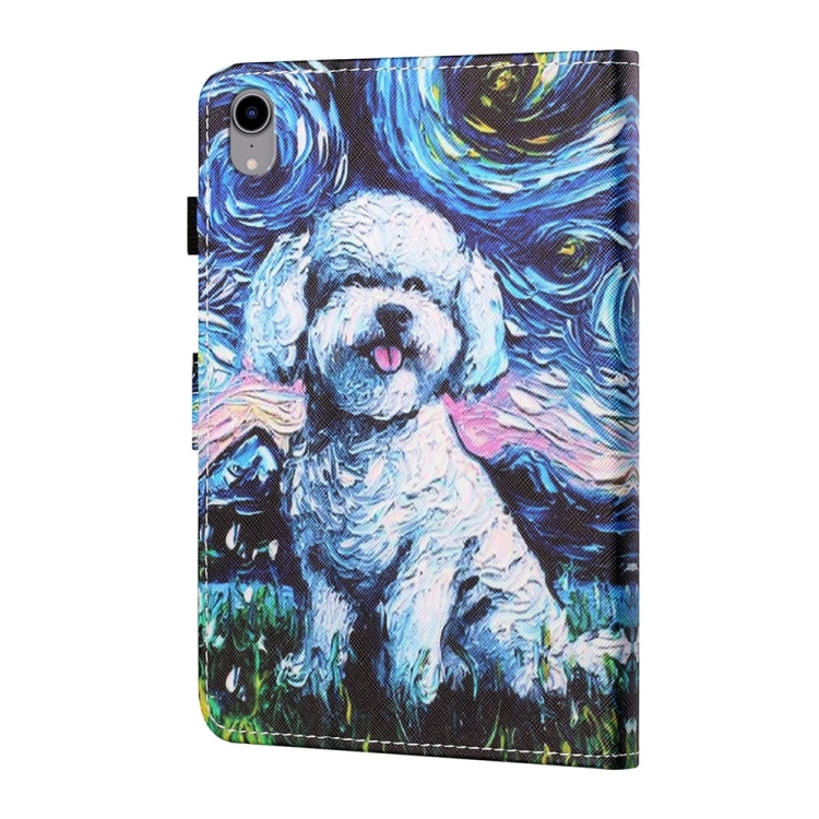 For iPad 2025 / 2022 Coloured Drawing Stitching Smart Leather Tablet Case(Dog) - iPad 2025 / 2022 Cases by buy2fix | Online Shopping UK | buy2fix