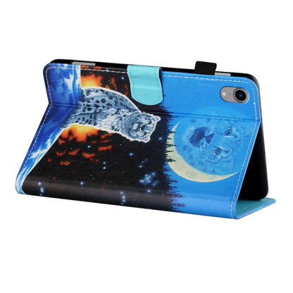 For iPad 2025 / 2022 Coloured Drawing Stitching Smart Leather Tablet Case(Moon Tiger) - iPad 2025 / 2022 Cases by buy2fix | Online Shopping UK | buy2fix