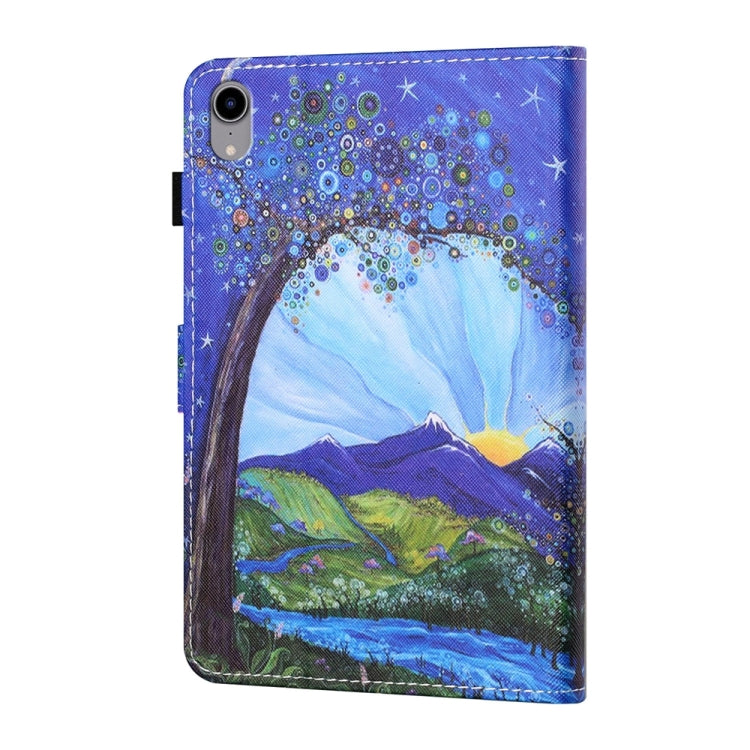 For iPad 2025 / 2022 Coloured Drawing Stitching Smart Leather Tablet Case(Mountain View) - iPad 2025 / 2022 Cases by buy2fix | Online Shopping UK | buy2fix