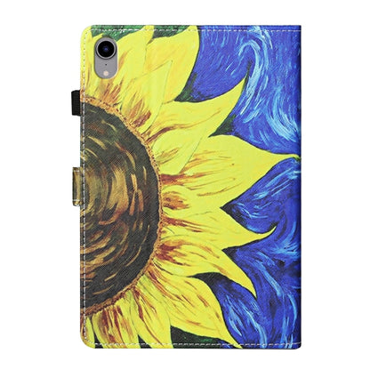 For iPad 2025 / 2022 Coloured Drawing Stitching Smart Leather Tablet Case(Sunflower) - iPad 2025 / 2022 Cases by buy2fix | Online Shopping UK | buy2fix
