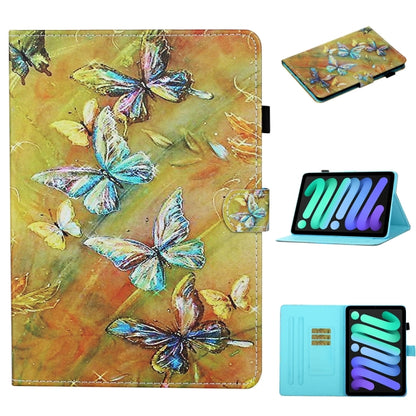 For iPad 2025 / 2022 Coloured Drawing Stitching Smart Leather Tablet Case(Butterflies) - iPad 2025 / 2022 Cases by buy2fix | Online Shopping UK | buy2fix