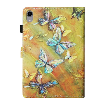 For iPad 2025 / 2022 Coloured Drawing Stitching Smart Leather Tablet Case(Butterflies) - iPad 2025 / 2022 Cases by buy2fix | Online Shopping UK | buy2fix