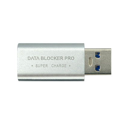 GE06 USB Data Blocker Fast Charging Connector(Silver) by buy2fix