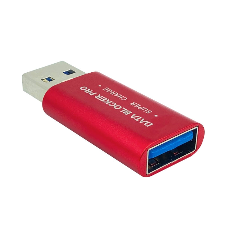 GE06 USB Data Blocker Fast Charging Connector(Red) by buy2fix
