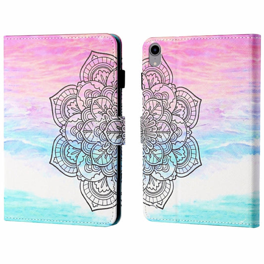 For iPad 2025 / 2022 Coloured Drawing Stitching Smart Leather Tablet Case(Colorful Mandala) - iPad 2025 / 2022 Cases by buy2fix | Online Shopping UK | buy2fix