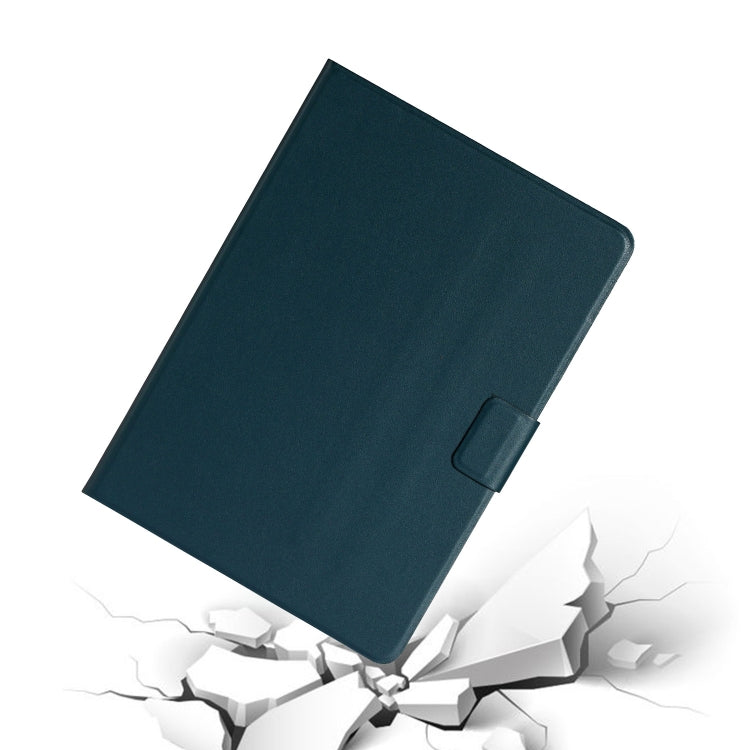 For iPad 2025 / 2022 Pure Color Smart Leather Tablet Case(Dark Green) - iPad 2025 / 2022 Cases by buy2fix | Online Shopping UK | buy2fix