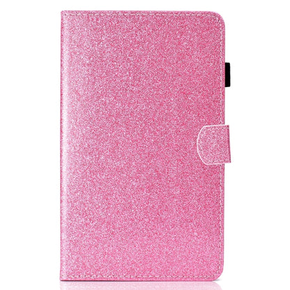 For iPad 2025 / 2022 Glossy Glitter Powder Horizontal Flip Leather Tablet Case(Pink) - iPad 2025 / 2022 Cases by buy2fix | Online Shopping UK | buy2fix