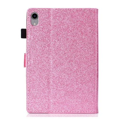 For iPad 2025 / 2022 Glossy Glitter Powder Horizontal Flip Leather Tablet Case(Pink) - iPad 2025 / 2022 Cases by buy2fix | Online Shopping UK | buy2fix