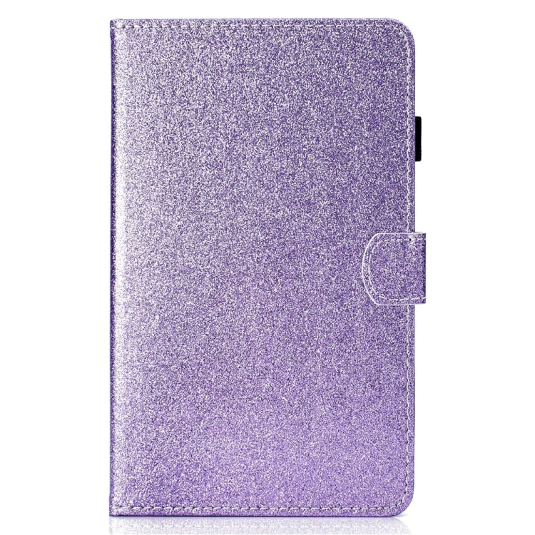 For iPad 2025 / 2022 Glossy Glitter Powder Horizontal Flip Leather Tablet Case(Purple) - iPad 2025 / 2022 Cases by buy2fix | Online Shopping UK | buy2fix