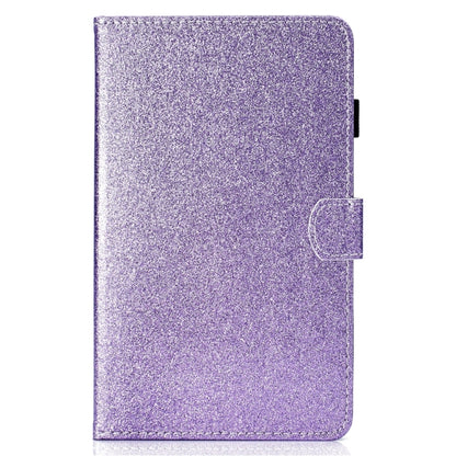 For iPad 2025 / 2022 Glossy Glitter Powder Horizontal Flip Leather Tablet Case(Purple) - iPad 2025 / 2022 Cases by buy2fix | Online Shopping UK | buy2fix