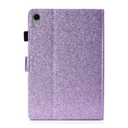 For iPad 2025 / 2022 Glossy Glitter Powder Horizontal Flip Leather Tablet Case(Purple) - iPad 2025 / 2022 Cases by buy2fix | Online Shopping UK | buy2fix