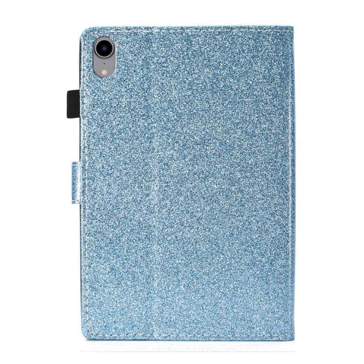 For iPad 2025 / 2022 Glossy Glitter Powder Horizontal Flip Leather Tablet Case(Blue) - iPad 2025 / 2022 Cases by buy2fix | Online Shopping UK | buy2fix
