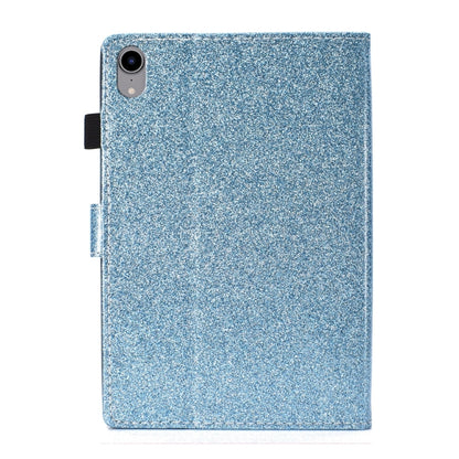 For iPad 2025 / 2022 Glossy Glitter Powder Horizontal Flip Leather Tablet Case(Blue) - iPad 2025 / 2022 Cases by buy2fix | Online Shopping UK | buy2fix