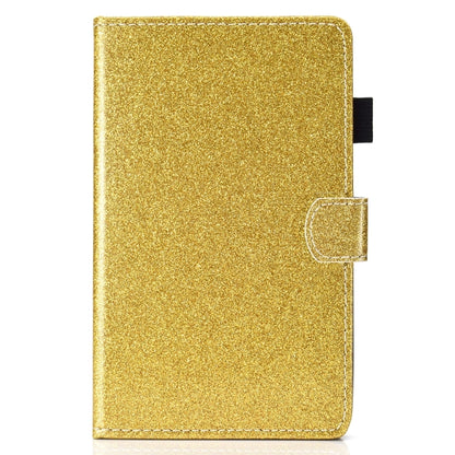 For iPad 2025 / 2022 Glossy Glitter Powder Horizontal Flip Leather Tablet Case(Gold) - iPad 2025 / 2022 Cases by buy2fix | Online Shopping UK | buy2fix