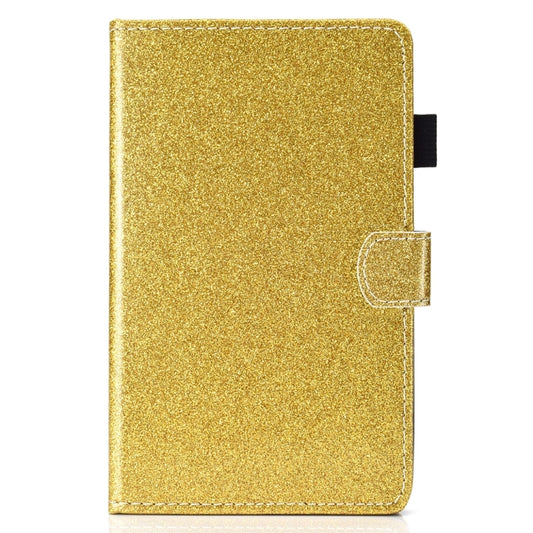 For iPad 2025 / 2022 Glossy Glitter Powder Horizontal Flip Leather Tablet Case(Gold) - iPad 2025 / 2022 Cases by buy2fix | Online Shopping UK | buy2fix