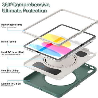 For iPad 2025 / 2022 Shockproof TPU + PC Protective Tablet Case(Emmerald Green) - iPad 2025 / 2022 Cases by buy2fix | Online Shopping UK | buy2fix