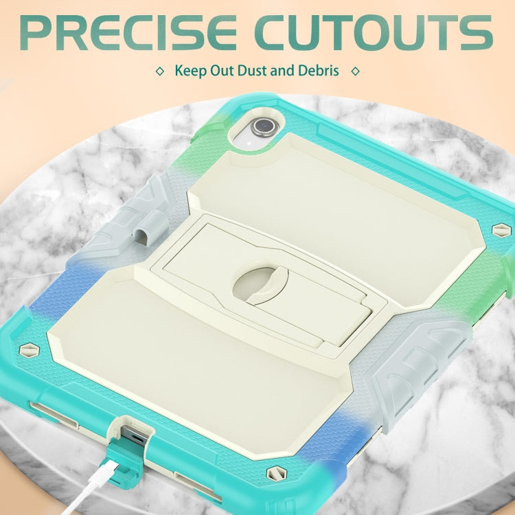 For iPad 2025 / 2022 Shockproof Silicone + PC Protective Tablet Case(Camouflage Light Blue) - iPad 2025 / 2022 Cases by buy2fix | Online Shopping UK | buy2fix