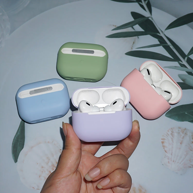 For AirPods Pro 2 Spliting Silicone Protective Case(Dark Green) - For AirPods Pro 2 by buy2fix | Online Shopping UK | buy2fix