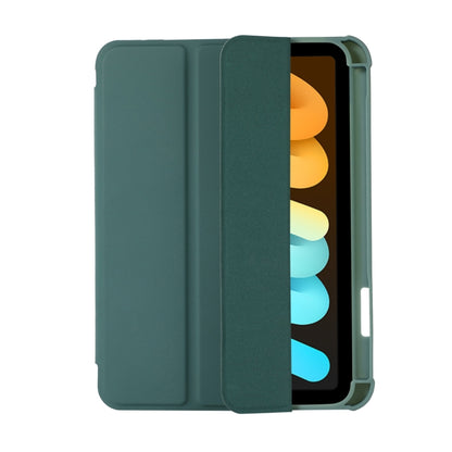 For iPad 2025 / 2022 Acrylic 3-folding Leather Tablet Case(Dark Green) - iPad 2025 / 2022 Cases by buy2fix | Online Shopping UK | buy2fix