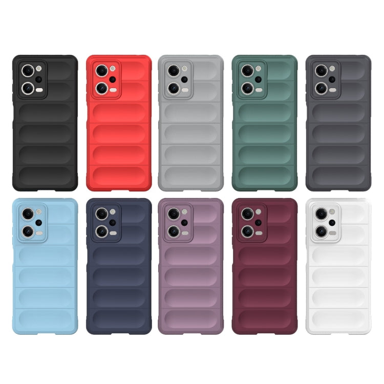For Xiaomi Redmi Note 12 Pro 5G China / Note 12 Pro 5G Speed Magic Shield TPU + Flannel Phone Case(Purple) by buy2fix