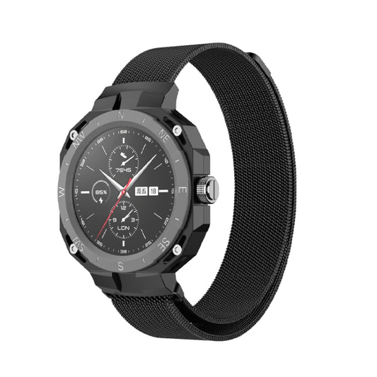 For Huawei Watch GT Cyber Milanese Watch Band(Black) by buy2fix