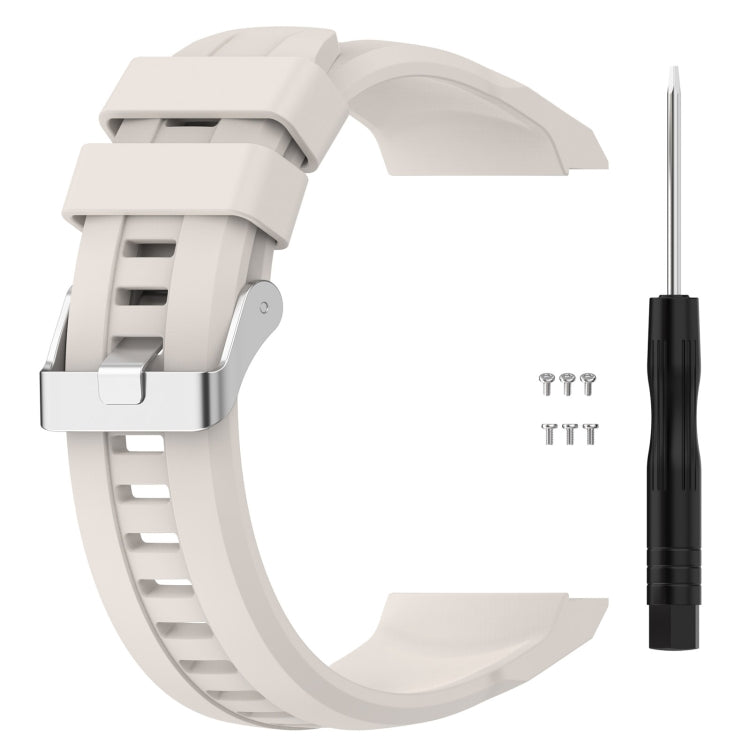 For Huawei Watch GT Cyber Monochrome Silicone Watch Band (Sky Grey) by buy2fix