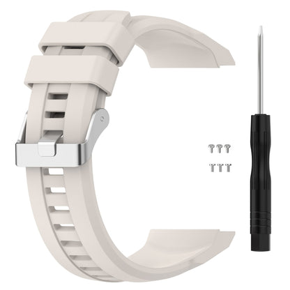 For Huawei Watch GT Cyber Monochrome Silicone Watch Band (Sky Grey) by buy2fix