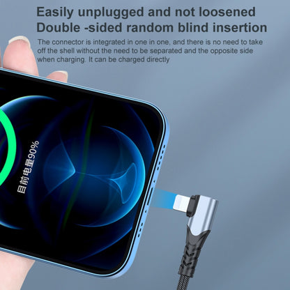 ADC-009 20W USB-C/Type-C to 8 Pin Double Elbow Data Cable, Length:1m by buy2fix