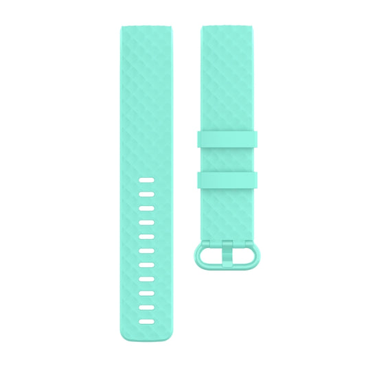 Color Buckle TPU Wrist Strap Watch Band for Fitbit Charge 4 / Charge 3 / Charge 3 SE, Size: S(Green) by buy2fix