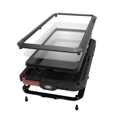 For Galaxy A40s LOVE MEI Metal Shockproof Waterproof Dustproof Protective Case(White) by LOVE MEI