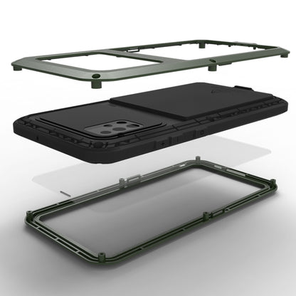 For Galaxy A51 LOVE MEI Metal Shockproof Waterproof Dustproof Protective Case(Army Green) - Galaxy Phone Cases by LOVE MEI | Online Shopping UK | buy2fix
