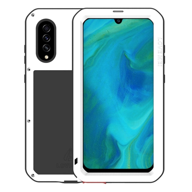 For Galaxy A70s LOVE MEI Metal Shockproof Waterproof Dustproof Protective Case(White) by LOVE MEI