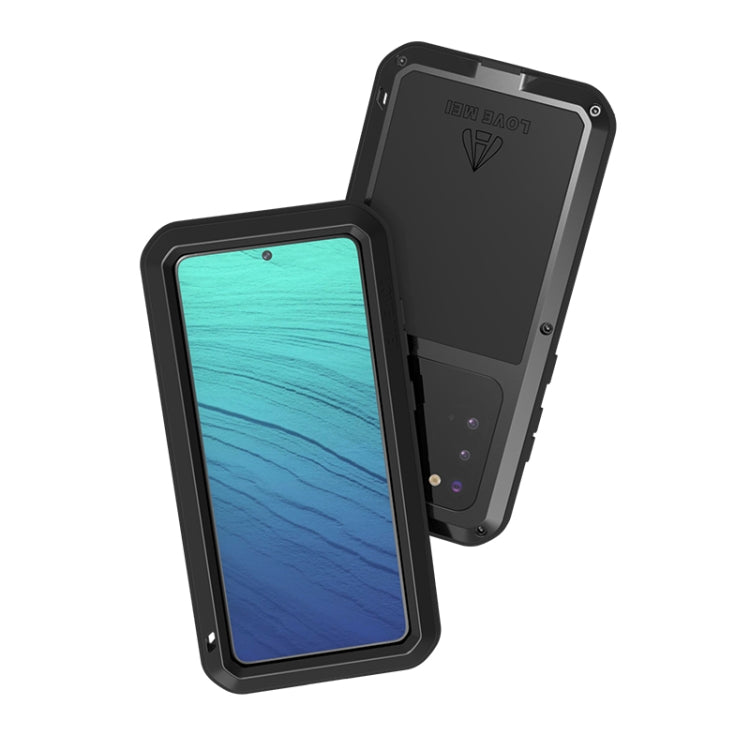 For Galaxy S20 LOVE MEI Metal Shockproof Waterproof Dustproof Protective Case(Red) by LOVE MEI