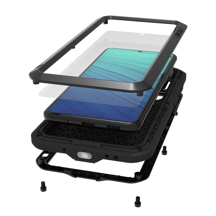 For Galaxy S20 LOVE MEI Metal Shockproof Waterproof Dustproof Protective Case(Army Green) by LOVE MEI