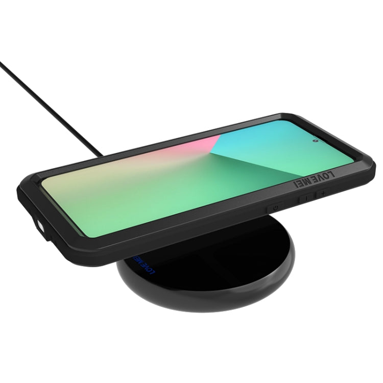 For Galaxy S20 Ultra LOVE MEI Metal Shockproof Waterproof Dustproof Protective Case(Black) by LOVE MEI