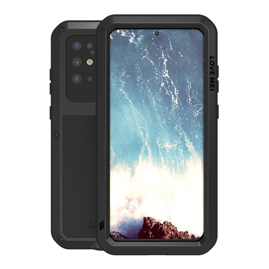 For Galaxy S20 Plus LOVE MEI Metal Shockproof Waterproof Dustproof Protective Case(Black) - Galaxy Phone Cases by LOVE MEI | Online Shopping UK | buy2fix