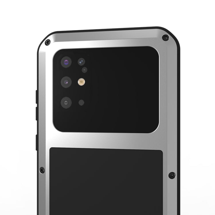 For Galaxy S20 Plus LOVE MEI Metal Shockproof Waterproof Dustproof Protective Case(Silver) by LOVE MEI