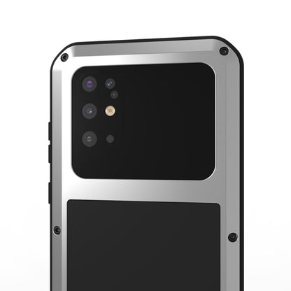 For Galaxy S20 Plus LOVE MEI Metal Shockproof Waterproof Dustproof Protective Case(Silver) by LOVE MEI