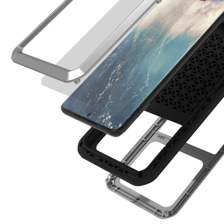 For Galaxy S20 Plus LOVE MEI Metal Shockproof Waterproof Dustproof Protective Case(Silver) by LOVE MEI