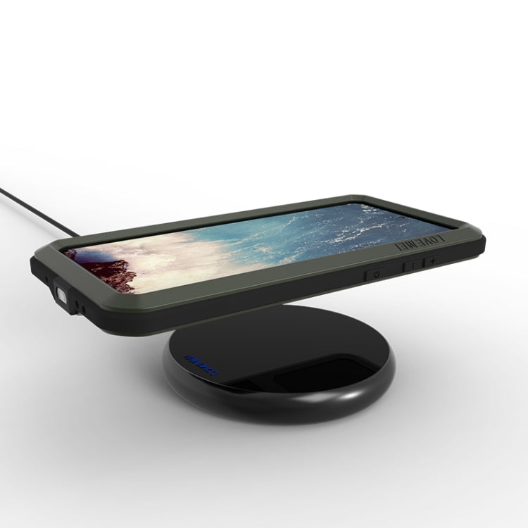 For Galaxy S20 Plus LOVE MEI Metal Shockproof Waterproof Dustproof Protective Case(Army Green) by LOVE MEI