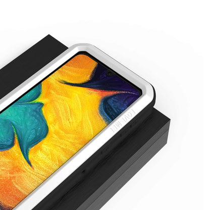 For Galaxy A30 LOVE MEI Metal Shockproof Waterproof Dustproof Protective Case(White) by LOVE MEI