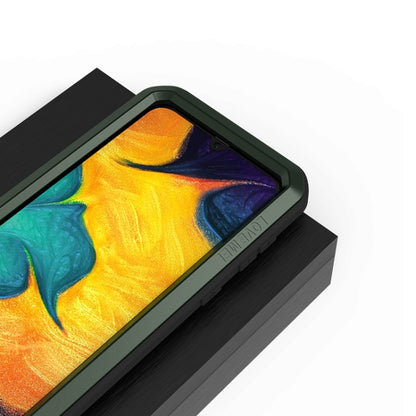 For Galaxy A30 LOVE MEI Metal Shockproof Waterproof Dustproof Protective Case(Army Green) by LOVE MEI