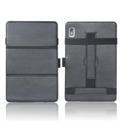 For TCL 10 TabMax 4G Detachable Horizontal Flip Leather Case with Holder & Bandage(Black) - Others by buy2fix | Online Shopping UK | buy2fix