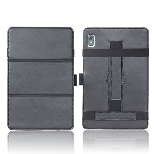 For TCL 10 TabMax 4G Detachable Horizontal Flip Leather Case with Holder & Bandage(Black) - Others by buy2fix | Online Shopping UK | buy2fix